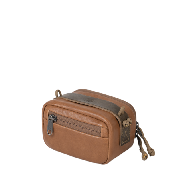 Full Leather Portable Camera Pouch ML